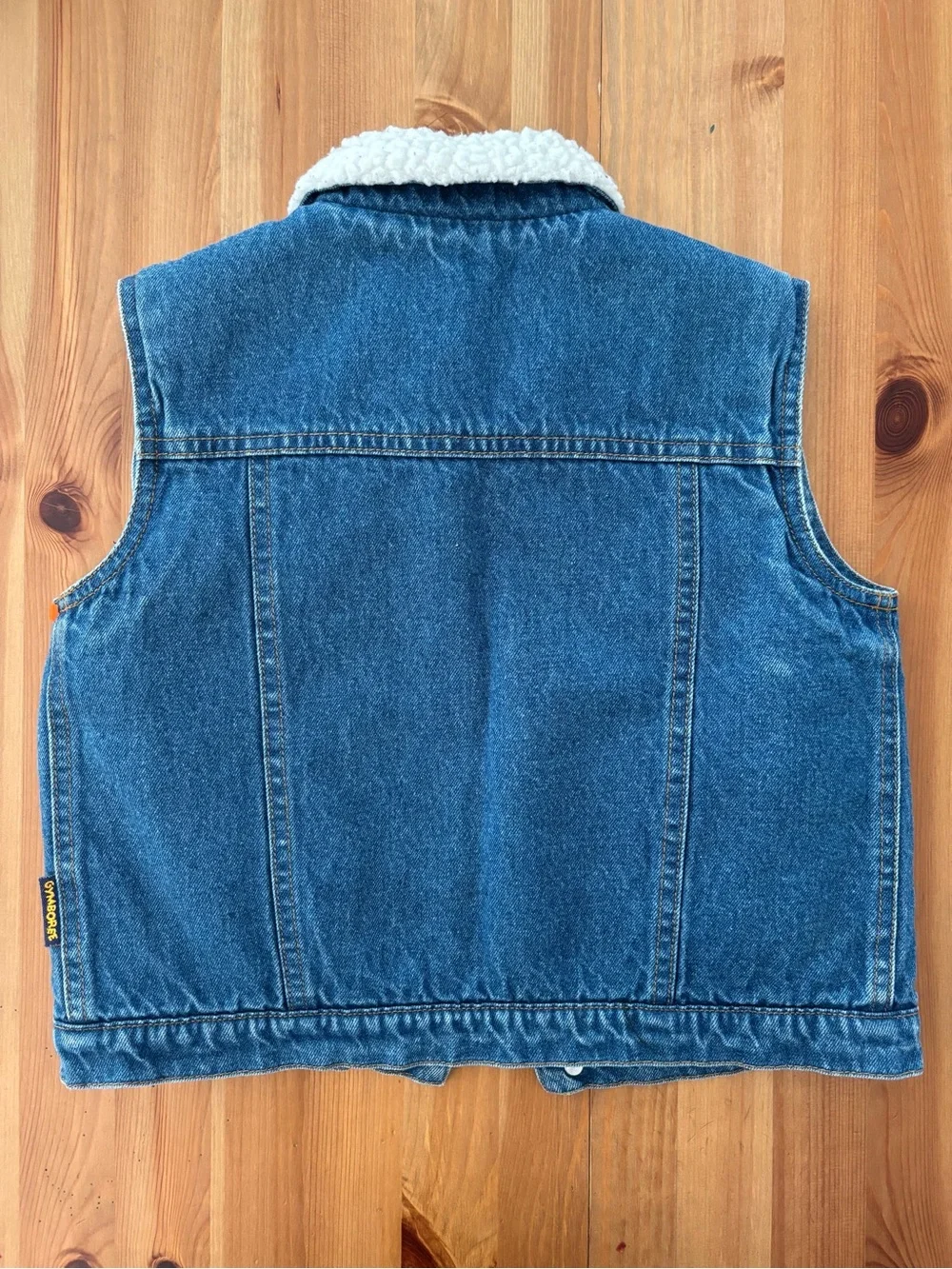 Gymboree Sherpa-Lined Denim Vest for Kids - size M